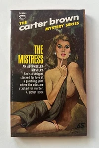 CARTER BROWN The Mistress: An AL WHEELER MYSTERY | 1959 Signet Pulp Taschenbuch - Bild 1 von 7