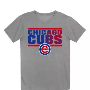 Chicago Cubs Shirt Size Boys Medium 8 Team Athletics MLB Genuine Merchandise - Picture 1 of 8