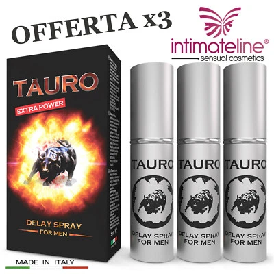 Intimateline Tauro Extra Power Delay Spray x3 - Ritardante eiaculazione precoce