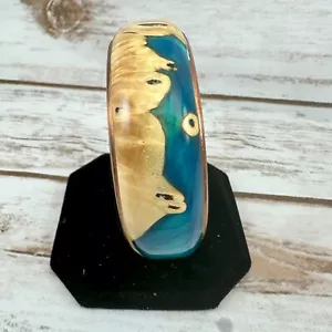 My Prettiest Copper Wood and Resin Bracelet #1389 - Picture 1 of 5