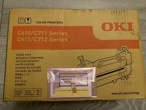 Véritable unité de fusion OKI 44289103 pour C610 C611 C612 C710 C711 C712 + puce de réinitialisation - Photo 1/4