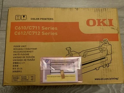 Genuine OKI Fuser Unit 44289103 for C610 C611 C612 C710 C711 C712 + Reset Chip - Image 1 of 4