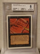 Contract from Below Magic The Gathering MTG Unlimited BGS 6 w/9 Centering