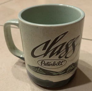 Peterbilt Trucker Class Mint Green/Black Ceramic Coffee/Tea Mug/Cup - Picture 1 of 7