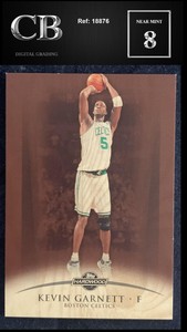 2008-09 Topps Hardwood #18 Kevin Garnett  /75-Digitally Graded 8-Nr Mt-No Slab