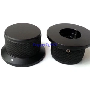1PC 44X34X25mm Black Color Aluminium volume potentiometer Knob for Guitar Amp - Picture 1 of 2