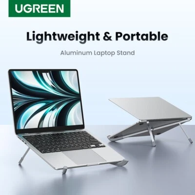 UGREEN Laptop Stand Holder Foldable Aluminum Vertical Stand For Macbook Tablet - Image 1 of 4