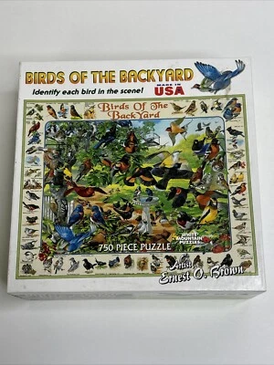 White Mountain Birds of The Backyard 750 Piece Puzzle - Image 1 of 4