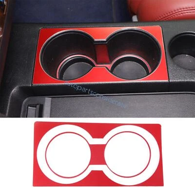 Panel portavasos de agua consola central de aleación roja para Toyota Tundra 2007-2012 2013 Foto 1 de 4