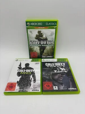 Xbox 360 Call of Duty MW3/ Call of Duty 4 Modern Warfare/ Call of Duty Ghosts - Bild 1 von 4