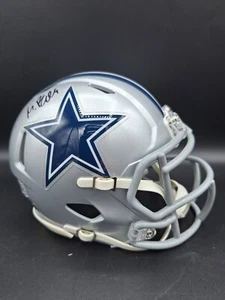 Minicasco de velocidad firmado por Markquese Bell de los Dallas Cowboys (PIA) - Imagen 1 de 7