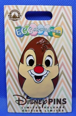 Prendedor de huevo de Pascua y DALE 2023 lanzamiento limitado LR con chip Eggstravaganza de los parques de Disney Foto 1 de 2