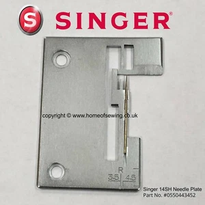 Singer Heim Tragbarer Overlocker Maschine Nadelplatte 14SH #0550443452 - Bild 1 von 1