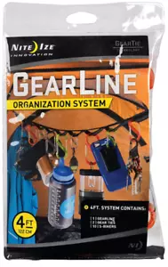 Nite Ize GearLine hängendes Organisationssystem, 4 Fuß Gurtband mit Schlaufen. - Bild 1 von 7