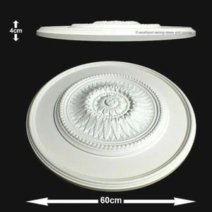60cm Diameter, Lightweight Ceiling Rose (made of strong resin not polystyrene) - Picture 1 of 6