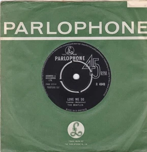 The Beatles Love Me Do Very Rare Original Parlophone Black Label R4949 1962 Beat - Picture 1 of 4
