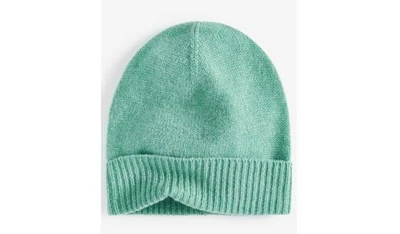 Gorro Charter Club 100 % cachemir con puños, creado para Macys - verde azulado Foto 1 de 2
