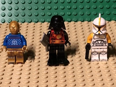 LEGO Star Wars Minifigures from 75340. Darth Vader, C-3PO, Clone Commander - Image 1 of 4