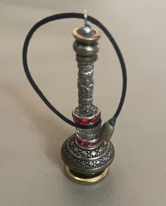 Vintage Dollhouse Miniature Hookah 1:12 scale Handmade Metal - Bild 1 von 3