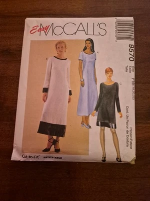 VTG OOP McCall's 9570 Misses' EASY Petite-Able Dress Two Lengths SZ: 18-20 UC FF - Image 1 of 4