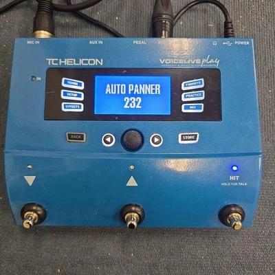 TC HELICON VOICELIVE play Vocal Effect Processor Pedal Blue - Image 1 of 3