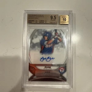 2010 Bowman Sterling Auto RC Jake Skole BGS 9.5 Gem Mint - Picture 1 of 1