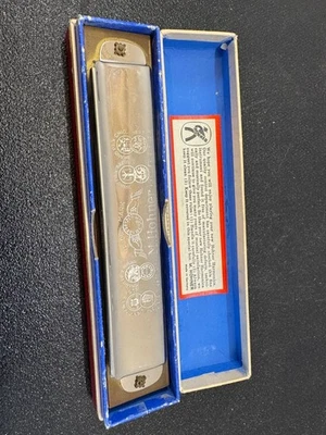 Hohner Marine Band No. Llave armónica 365 G Alemania vintage con caja Foto 1 de 4