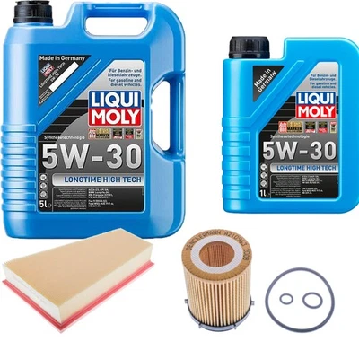 Inspektionspaket Liqui Moly Longtime 5W-30 6L für Mercedes-Benz B-Klasse - Bild 1 von 4