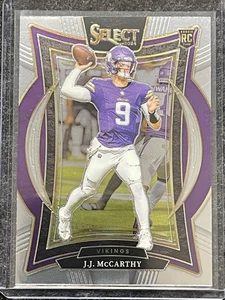 2024 Panini Select #24 J.J. McCarthy Minnesota Vikings RC - Bild 1 von 2