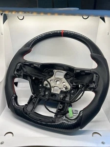 Real Carbon Fiber Steering Wheel for 2015-2020 Ford F-150 F150 Raptor W/Heated - Picture 1 of 10