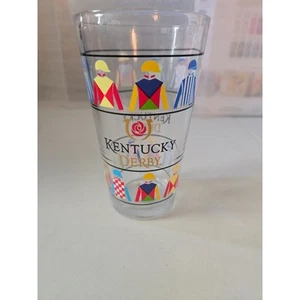 Kentucky Derby Silks Glass 5"H x 3.5"W - Picture 1 of 6