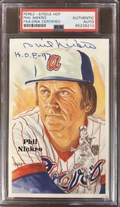 Perez-Steele HOF Phil Niekro PSA/DNA Certified Authentic Autograph - BRAVES - Picture 1 of 2