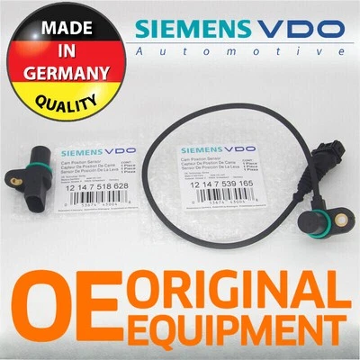 Juego de 1 sensor de posición del árbol de levas de admisión y 1 escape para BMW 330Ci 325Ci X3 Foto 1 de 4