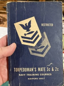 Torpedomans MATE 3c & 2c Navy Training Courses 1945 - Picture 1 of 6