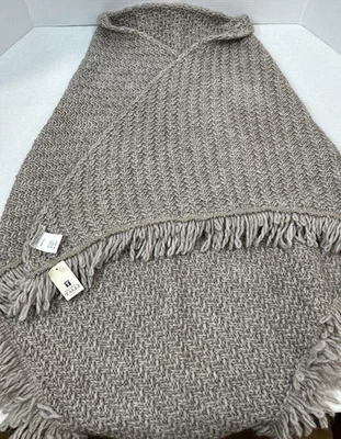 Fratelli Talli Lana Alpaca Chal Bufanda Envolvente Suéter Italia Beige Talla Única ¡Nuevo! Foto 1 de 4