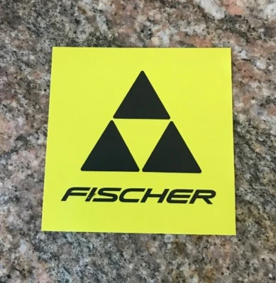 Fischer Ski Sticker - Skis Skiing Snowboard Mountain Sports Gear