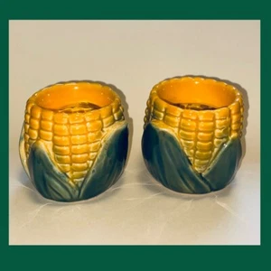 PFALTZGRAFF Corn on Cob Toothpick Holders or Candle Holders SET OF 2 🌽 - Picture 1 of 10