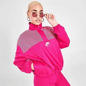 NIKE Women's Air Quarter-Zip Sweatshirt In Fireberry/White Size 2X NWT - Imagen 1 de 8