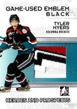 2009-10 ITG Heroes and Prospects Emblem Black #13 Tyler Myers