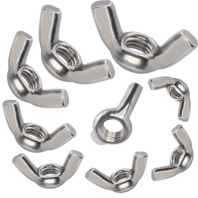 10x Flügelmutter Edelstahl DIN 315 V2A A2 Muttern M4 M5 M6 M8 M10 Flügelmuttern - Bild 1 von 4