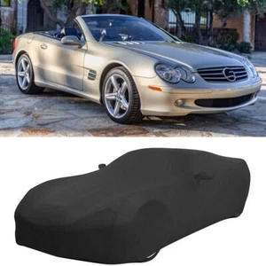 For Mercedes-Benz SL500 SL600 Indoor Car Cover Stain Stretch Dust-proof Black - Picture 1 of 10