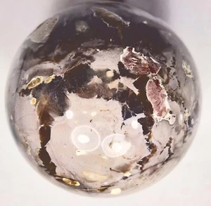 Lila Burro Creek Achat 79 mm Kugel für Wohndeko oder einzigartiges Urlaubsgeschenk 6025 - Bild 1 von 8