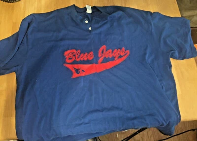 Vintage Toronto Blue Jays Henley Shirt 3x - Image 1 of 2