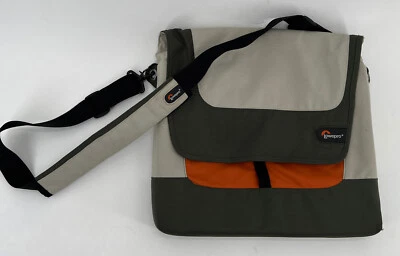Bolso para computadora portátil Lowepro Messenger verde oliva/bronceado/naranja 14" x 11" x 2" Foto 1 de 4