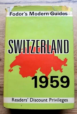 Fodor's Modern Guides - Switzerland 1959 Guide Book - 1st Edition - Image 1 of 4