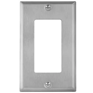 3 Pack Stainless Steel Decorative Switch Wall Plate Electrical Outlet Cover NEW - Picture 1 of 3