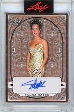 2023 Leaf Decadence Pop Century SALMA HAYEK Encased Auto Bronze 07/10