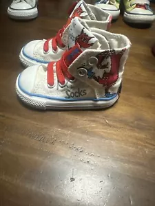 RARE Converse Dr. Suess Fox in Socks All-Star Kids High Top Shoes Size US 3 Infa - Picture 1 of 6