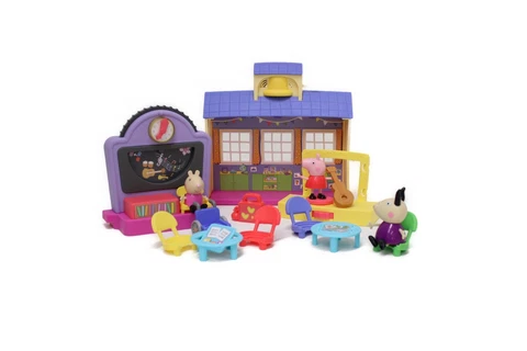 Used  Peppa Pig F2166FE01 Peppa Pig  School Playgroup Playset Cover