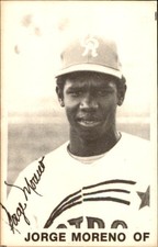 1973 Cedar Rapids Astros TCMA #28 Jorge Moreno - EX Baseball Card